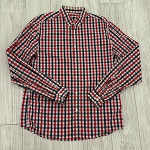 H&M Checkered Long Sleeve Shirt 🟥🟦